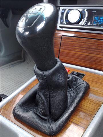 FITS MERCEDES E CLASS 95-01 W210 GEAR COVER GENUINE LEATHER CUSTOM NEW