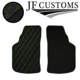 GREEN DIAMOND STITCH VINYL 4XTAILORED FLOOR CARPET FOR GOLF MK1 74-83 JF 1