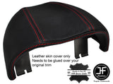 RED STITCH REAL LEATHER SPEEDO GAUGE HOOD COVER FITS LOTUS ELISE S2 2002-2007