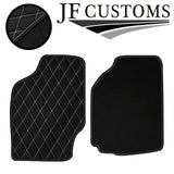 WHITE DIAMOND VINYL 4XTAILORED FLOOR CARPETS FOR MITSUBISHI CHALLENGER 96-08 JF1