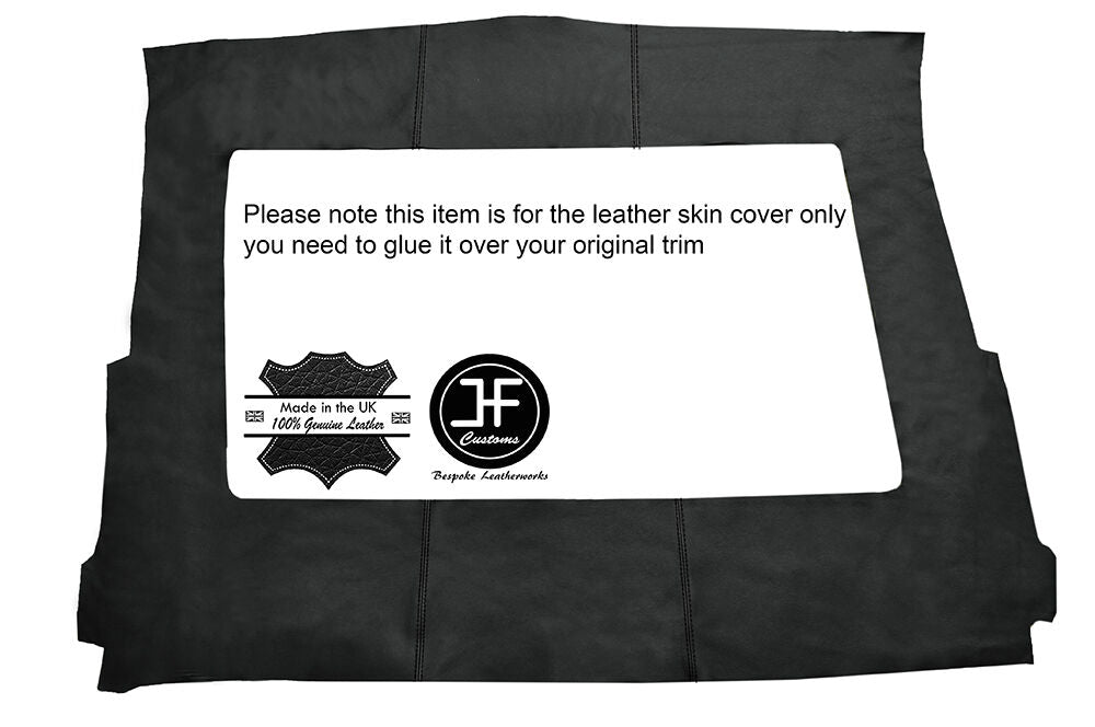 BLACK STITCH ROOF HEADLINING LINER LEATHER COVER FITS PORSCHE 924 944 75-85