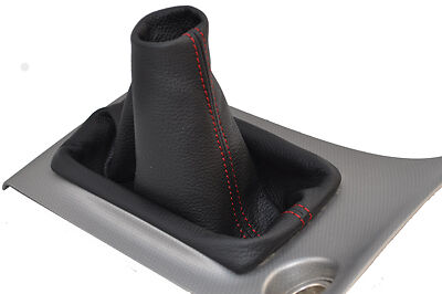 red stitch FITS TOYOTA COROLLA 2ZZ-GE T-SPORT LEATHER GEAR GAITER CUSTOM NEW