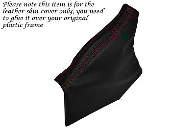 RED STITCHING FITS SUBARU LEGACY 2003-2009 LEATHER HANDBRAKE GAITER ONLY