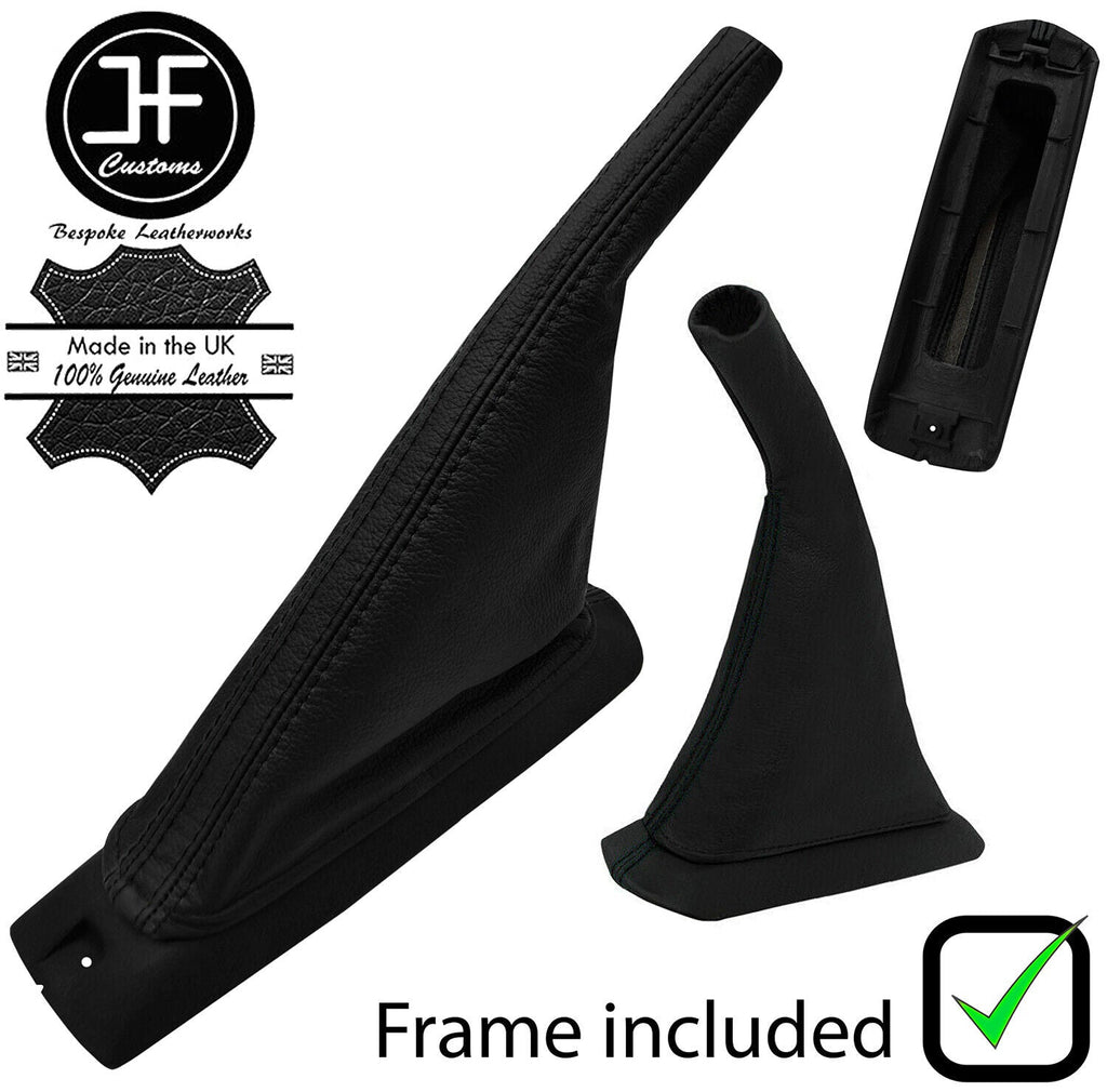BLACK BLACK STRIPE HANDBRAKE LEATHER+BASE KIT FOR VW GOLF 2 MKII GTI G60 RALLYE