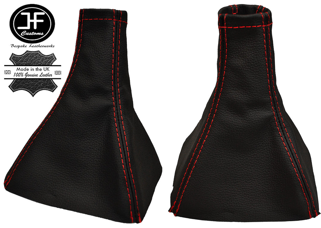 RED STITCH REAL LEATHER MANUAL GEAR FITS VAUXHALL OPEL CORSA C COMBO 2000-06