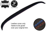 TRI STITCHING TOP DASH DASHBOARD BLACK LEATHER COVER FITS BMW E9 1968-1975