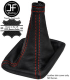 RED  STITCH TOP GRAIN LEATHER MANUAL GEAR GAITER FITS FIAT STILO 2001-2007