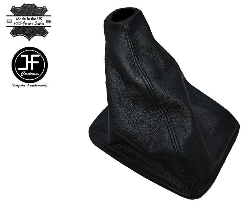 BLACK STITCH LEATHER MANUAL LEATHER GEAR GAITER FITS ROVER 200 25 1996-2002