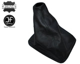 BLACK STITCH LEATHER MANUAL LEATHER GEAR GAITER FITS ROVER 200 25 1996-2002