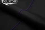 PURPLE STITCH LEATHER 4X DOOR TRIM ARMREST COVERS FOR JAGUAR X-TYPE 01-09 JF2