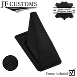 BLACK STITCH LEATHER GEAR GAITER + FRAME FOR VW GOLF MK2 GTI G60 RALLYE STYLE2