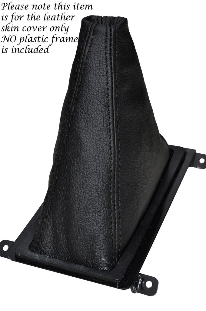 BLACK STITCHING LEATHER GEAR GAITER FITS TOYOTA CELICA 1978-1981 CUSTOM NEW