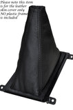 BLACK STITCHING LEATHER GEAR GAITER FITS TOYOTA CELICA 1978-1981 CUSTOM NEW