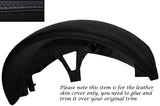 BLACK STITCH SPEEDO HOOD TRIM LEATHER SKIN COVER FITS CHEVROLET KALOS 2005-2011