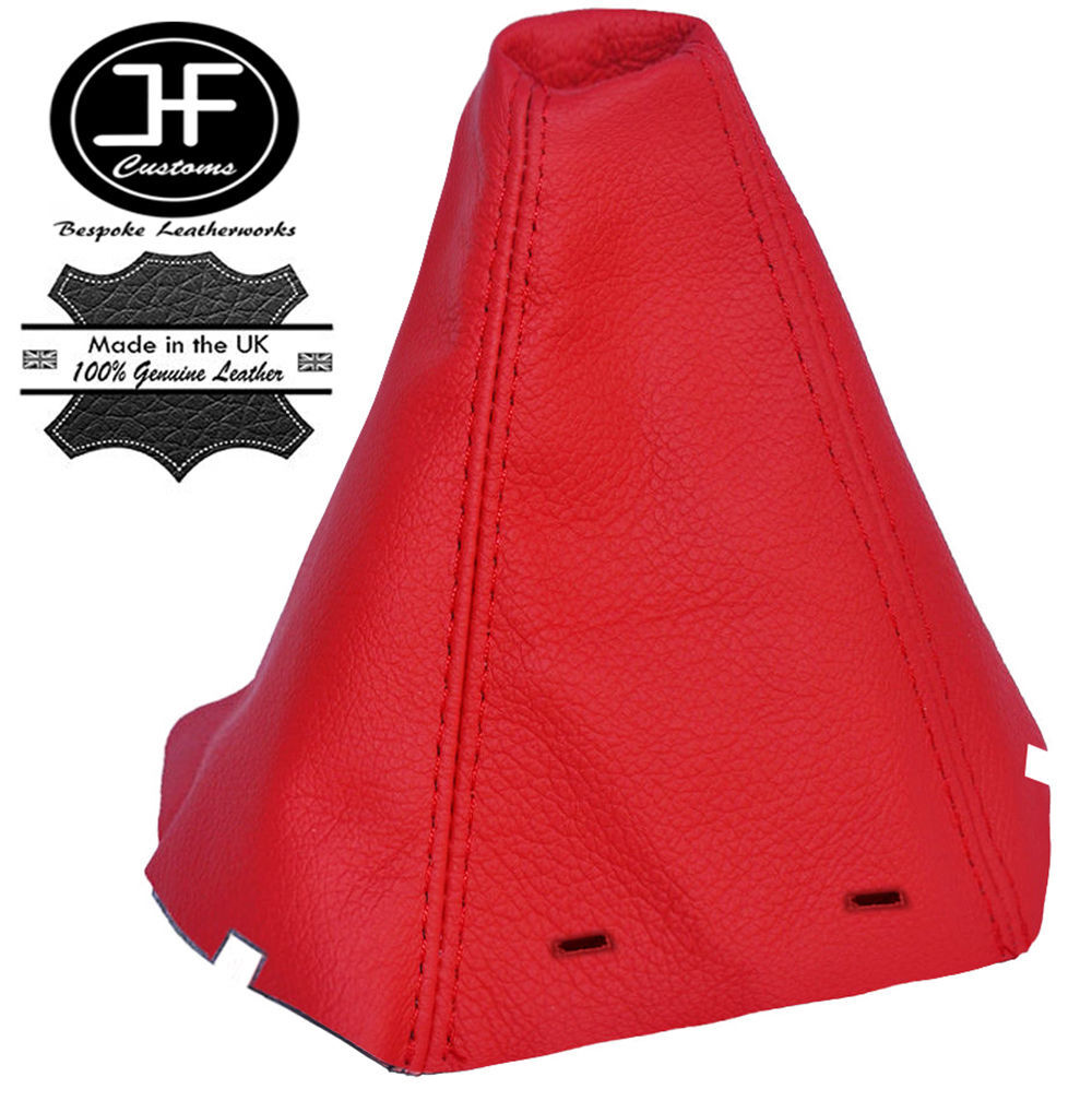 RED REAL LEATHER GEAR STICK GAITER FITS PATHFINDER 2006-2012 CUSTOM NEW