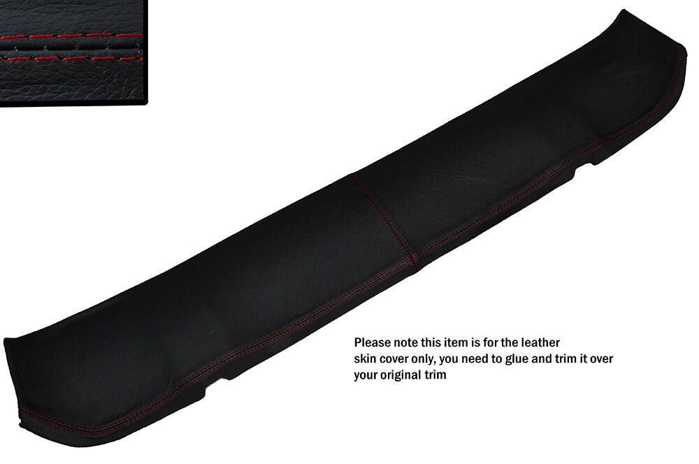 RED STITCHING TOP ROOF PANEL LEATHER SKIN COVER  FITS PORSCHE 924 944 CUSTOM NEW