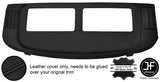 BLACK STITCH REAR PARCEL SHELF REAL LEATHER COVER FOR MERCEDES S CLASS SEC W126