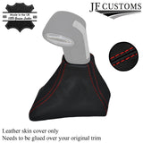 FITS VW PASSAT B6 05-10 RED STITCH DSG AUTOMATIC GEAR LEATHER COVER CUSTOM NEW