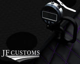 PURPLE DIAMOND STITCH VINYL 4X TAILORED FLOOR CARPETS FOR BMW MINI F56 13-21 JF1