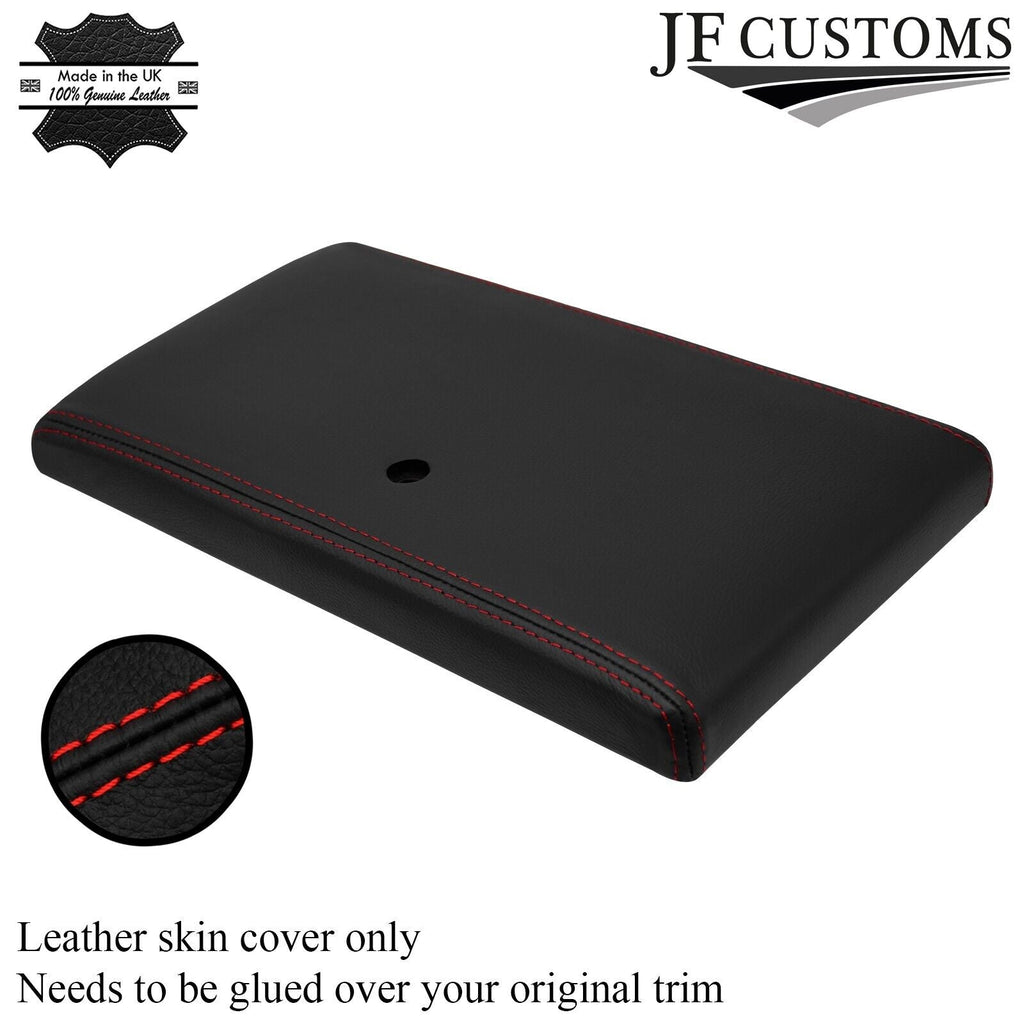 RED STITCH LEATHER ARMREST COVER FITS JENSEN INTERCEPTOR MK2 MK3 69-76
