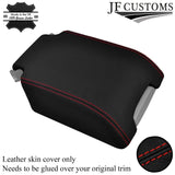 RED STITCH GENUINE LEATHER ARMREST COVER FITS LANDROVER DISCOVERY 3 4 LR3 LR4