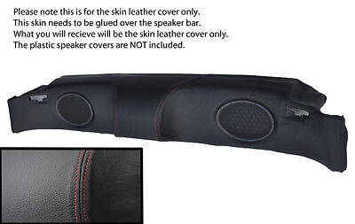 red stitching FITS MG MGF MGTF 95-05 SPEAKER BAR LEATHER SKIN COVER ONLY