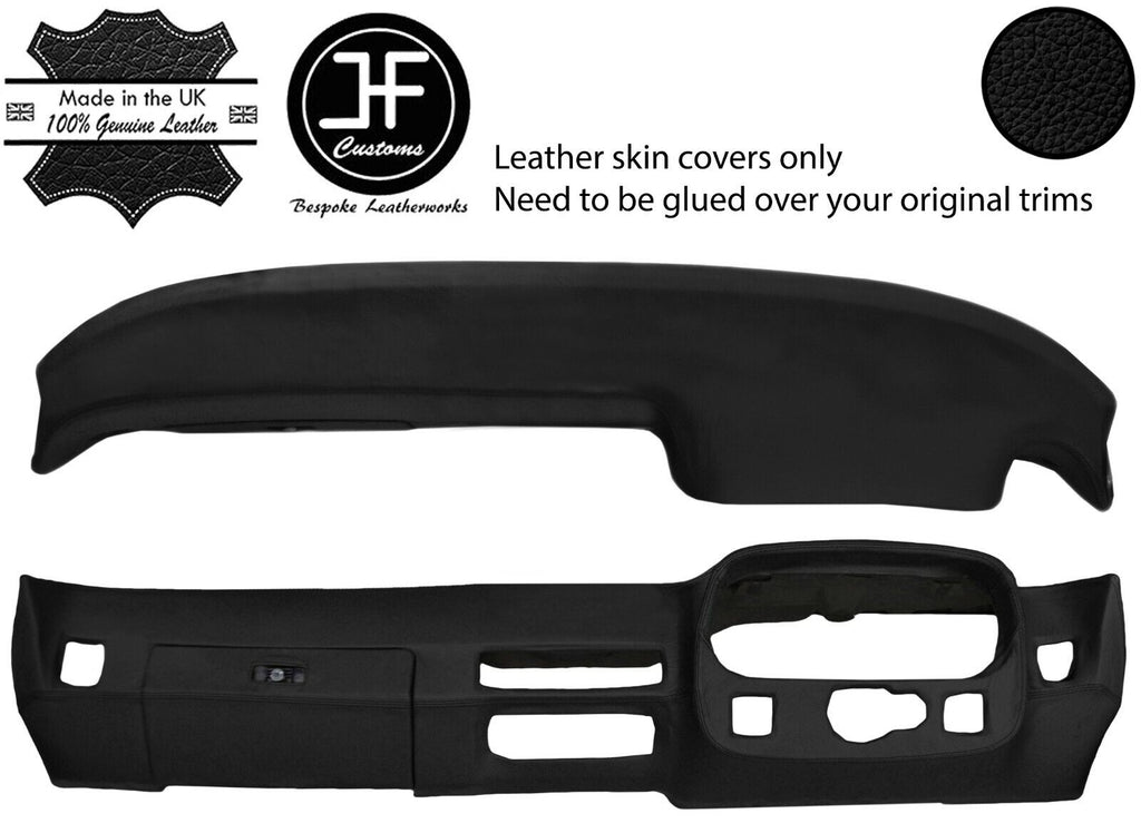 BLACK DASH DASHBOARD REAL LEATHER COVER FOR PORSCHE 924 75-88 944 81-85 JF1