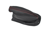 FITS FORD ANGLIA 105E HANDBRAKE GAITER LEATHER red stitch CUSTOM NEW MADE IN UK
