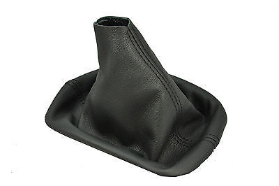 BLACK  STITCHING FITS VW GOLF MK5 2003-2009 GTI GEAR GAITOR REAL LEATHER