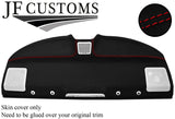 RED STITCH PARCEL SHELF LUXE SUEDE COVER FOR BMW E36 3 SERIES SALOON JF1