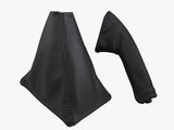 FITS TOYOTA MR2 MK1 AW11 LEATHER GEAR&HANDBRAKE BLACK ST CUSTOM NEW MADE IN UK