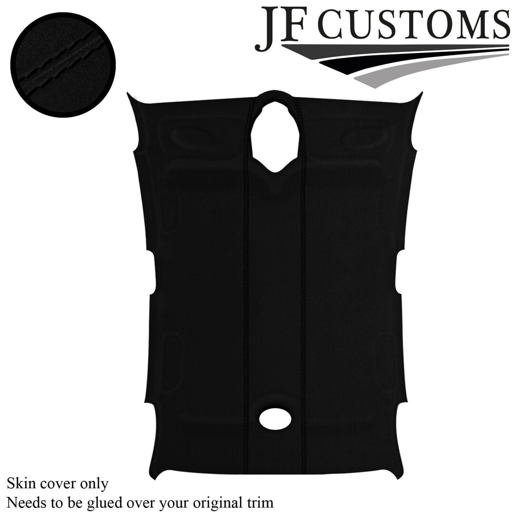 BLACK STITCH LUXE- SUEDE ROOF HEADLINER COVER FOR ROVER 75 1999-2005 CUSTOM NEW