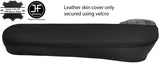 BLACK STITCH 1X DRIVER SEAT ARMREST LEATHER COVER FITS NISSAN NV400 2010-2018