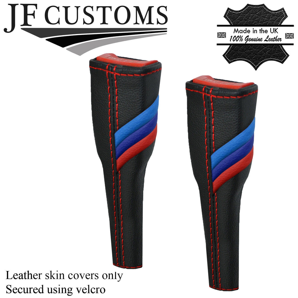 RED STITCH TRI STRIPE 2X SEAT BELT LONG COVERS  FOR BMW Z4 E85 E86 2002-2008