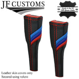 RED STITCH TRI STRIPE 2X SEAT BELT LONG COVERS  FOR BMW Z4 E85 E86 2002-2008