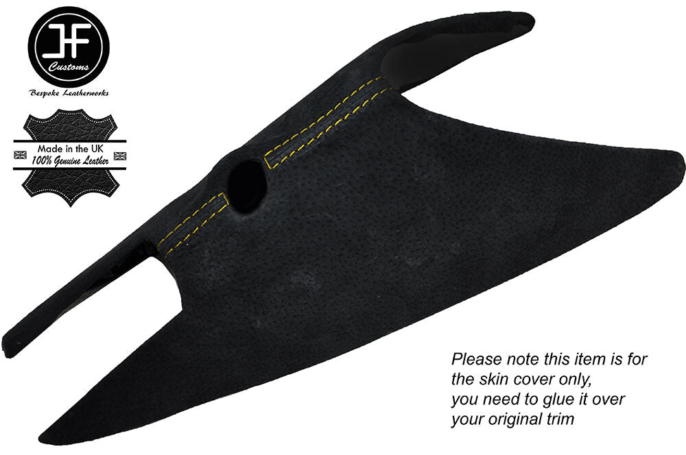 YELLOW STITCH CONSOLE REAR SECTION SUEDE COVER FITS LOTUS ELISE EXIGE S2 05-12