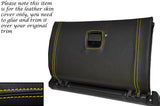 YELLOW STITCHING GLOVE BOX LID LEATHER SKIN COVER FITS TOYOTA MR2 MK2 1989-2000