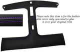 PURPLE STITCH T BAR TARGA TOP LEATHER SKIN COVER FITS NISSAN 300ZX Z32 90-96