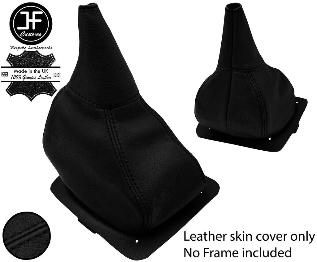 BLACK STITCH LEATHER GEAR OVER RUBBER FOR TOYOTA COROLLA LEVIN AE86 83-87