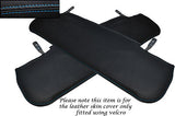 BLUE STITCHING FITS LAND ROVER SERIES 2 2A 3 2X SUN VISORS LEATHER COVERS ONLY