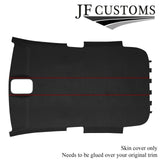 RED STITCH D GREY SUEDE ROOF HEADLINER COVER FOR VW GOLF MK5 V 03-09 3 door
