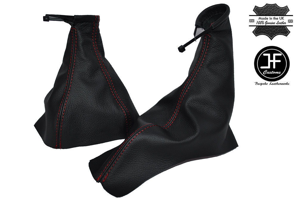 RED STITCHING FOR VAUXHALL OPEL VECTRA B TD DTI DI V6 GEAR & HANDBRAKE GAITER