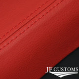 FOR CHEVROLET CAMARO 2016-2020 RED LEATHER 2X A PILLAR COVER CUSTOM NEW