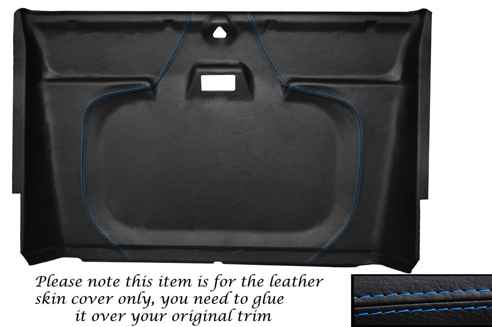 BLUE STITCH FRONT ROOF HEADLINER COVER FOR LAND ROVER DEFENDER 110 130 CREW CAB