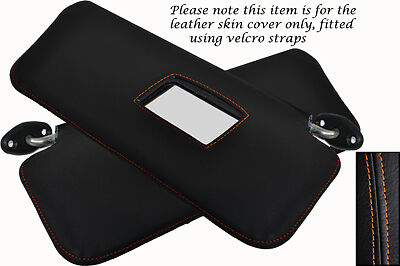 ORANGE STITCH FITS TOYOTA HILUX SURF 4 RUNNER 89-95 2X SUN VISORS COVERS