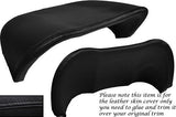 BLACK STITCH FITS RENAULT MEGANE 2003-2008 SPEEDO GAUGE HOOD LEATHER SKIN COVER