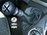 BLACK LEATHER GEAR GAITOR FITS FIAT ULYSSE CITROEN C8 PEUGEOT 807 2002-2009