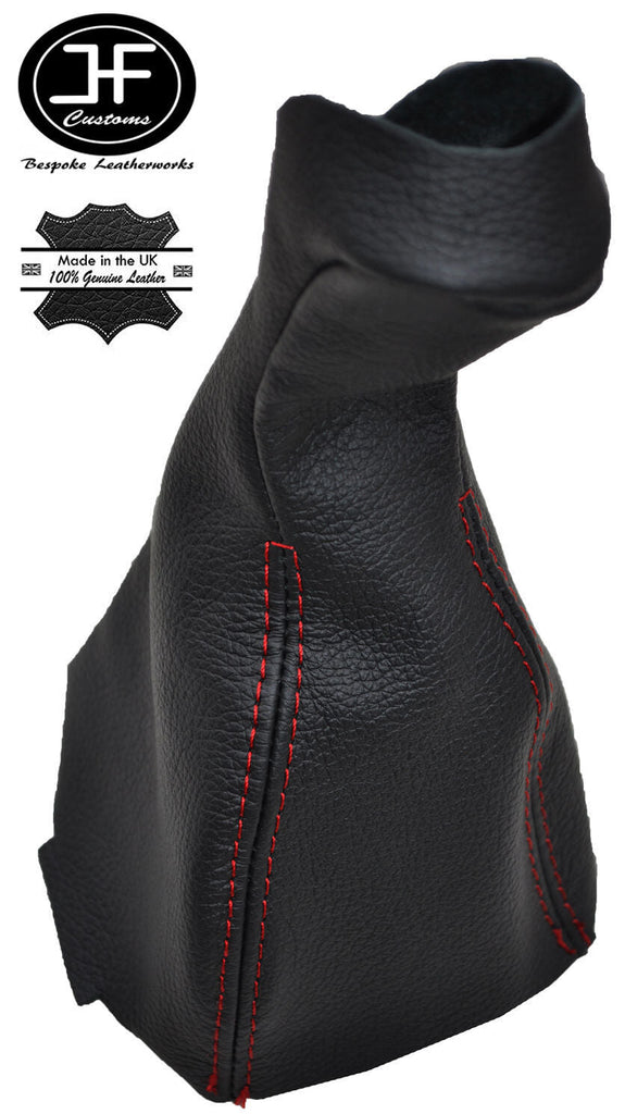 RED STITCH MANUAL LEATHER GEAR KNOB GAITER COVER FOR MERCEDES CLK W208 96-03