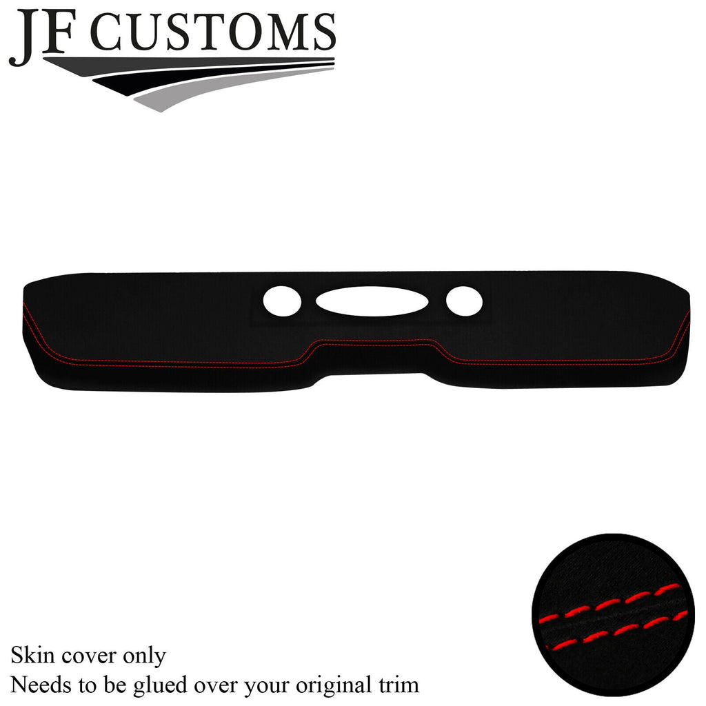 RED STITCHING LUXE-SUEDE TOP DASH DASHBOARD COVER FITS FORD MUSTANG 1964-1965