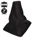 RED STITCHING MANUAL LEATHER GEAR GAITER FITS LEXUS IS 2005-2013 CUSTOM NEW